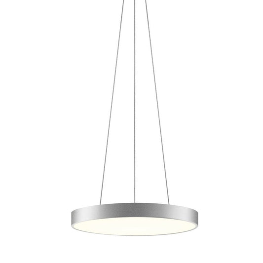 SONNEMAN Pi 20" LED 3000K Bright Satin Aluminum Round Pendant Light With 6' Cord Length