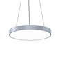 SONNEMAN Pi 24" LED 3500K Bright Satin Aluminum Round Pendant Light With 6' Cord Length
