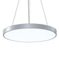 SONNEMAN Pi 30" LED 3500K Satin White Round Pendant Light With 6' Cord Length