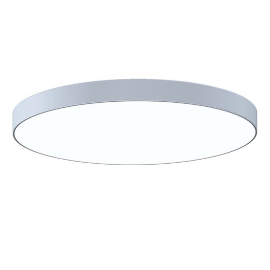 SONNEMAN Pi 30" Round LED 3500K Satin White Metal and Acrylic Shade Surface Flush Mount Lighting