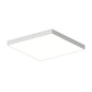 SONNEMAN Pi 30" Square LED 3500K Satin White Metal and Acrylic Shade Surface Flush Mount Lighting