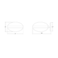SONNEMAN Pillows 2-Light LED Brass White Optical Acrylic Shade Wall Sconce