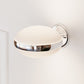 SONNEMAN Pillows 2-Light LED Polished Chrome White Optical Acrylic Shade Wall Sconce