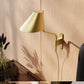 SONNEMAN Pitch 1-Light LED Standard Brass Metal Shade Wall Lamp