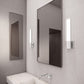 SONNEMAN Planes 1-Light LED Bright Satin Aluminum Flat Panel Wall Sconce