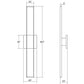 SONNEMAN Planes 24" 2-Light LED Satin White Flat Panel Shade Double Sconce Lighting