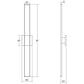 SONNEMAN Planes 32" 2-Light LED Satin White Flat Panel Shade Double Sconce Lighting