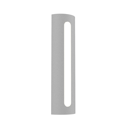 SONNEMAN Porta 18" 1-Light LED Textured Gray Optical Acrylic Shade Wall Sconce