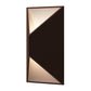 SONNEMAN Prisma 1-Light LED Standard Textured Bronze Aluminum Shade Wall Sconce