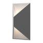 SONNEMAN Prisma 1-Light LED Standard Textured Gray Aluminum Shade Wall Sconce