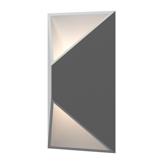 SONNEMAN Prisma 1-Light LED Standard Textured Gray Aluminum Shade Wall Sconce