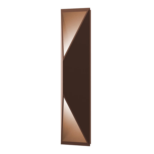 SONNEMAN Prisma 1-Light LED Tall Textured Bronze Aluminum Shade Wall Sconce