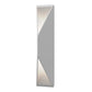 SONNEMAN Prisma 1-Light LED Tall Textured White Aluminum Shade Wall Sconce