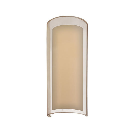 SONNEMAN Puri ADA 2-Light Black Brass Organza Bronze Shade Wall Sconce