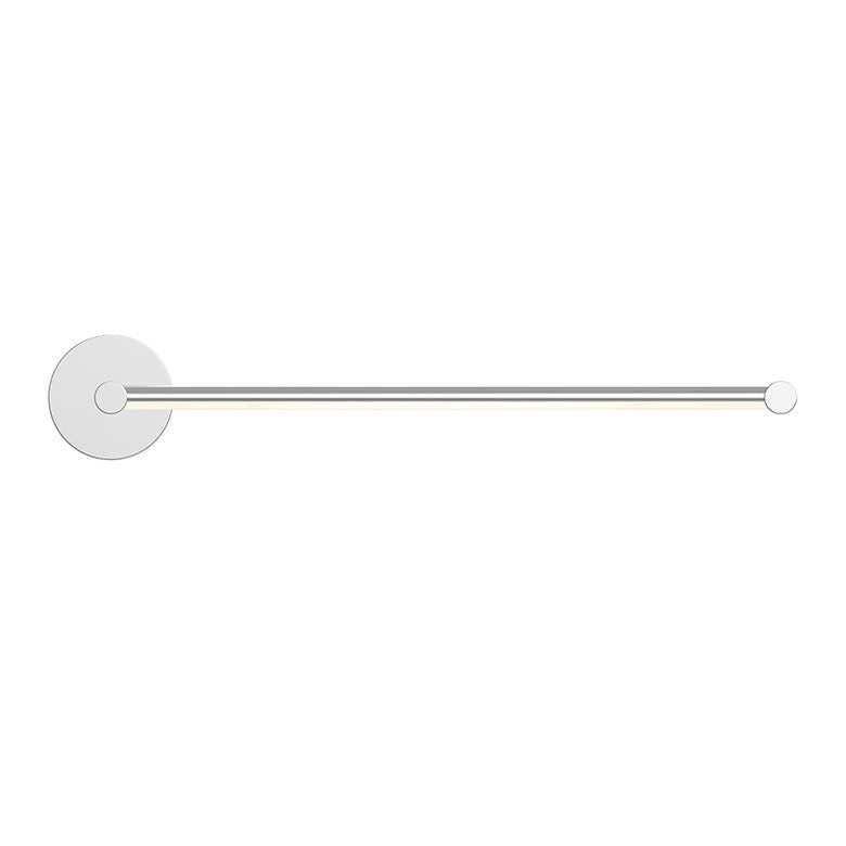 SONNEMAN Purolinear 360 24" 1-Light LED Polished Chrome Single Linear Shape Optical Acrylic Shade Wall Bar Lighting