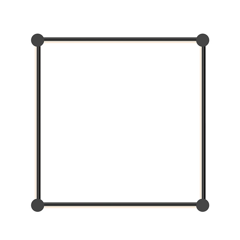 SONNEMAN Purolinear 360 24" 4-Light LED Satin Black Square Shape Optical Acrylic Shade Wall Bar Lighting