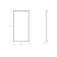 SONNEMAN Purolinear 360 24" x 48" 2-Light LED Satin White Rectangle Shape Optical Acrylic Shade Wall Bar Lighting