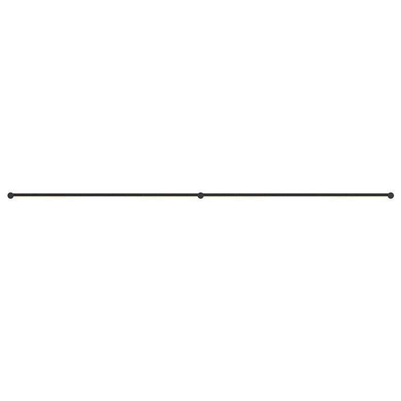 SONNEMAN Purolinear 360 36" 2-Light LED Satin Black Double Linear Shape Optical Acrylic Shade Wall Bar Lighting