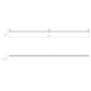 SONNEMAN Purolinear 360 36" 2-Light LED Satin Chrome Double Linear Shape Optical Acrylic Shade Wall Bar Lighting