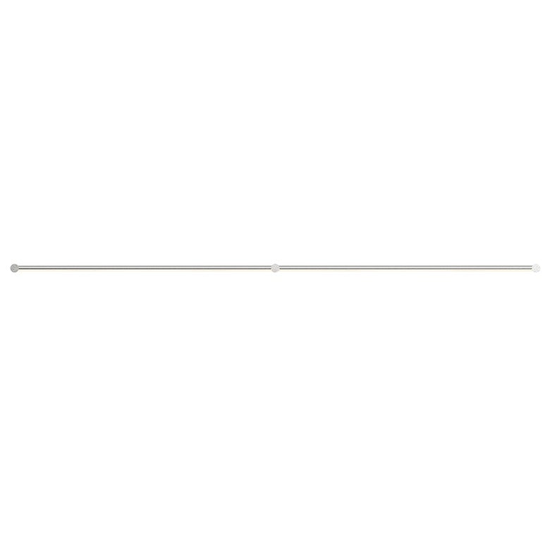 SONNEMAN Purolinear 360 36" 2-Light LED Satin Chrome Double Linear Shape Optical Acrylic Shade Wall Bar Lighting
