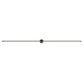 SONNEMAN Purolinear 360 48" 2-Light LED Satin Black Double Linear Shape Optical Acrylic Shade Wall Bar Lighting