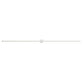 SONNEMAN Purolinear 360 48" 2-Light LED Satin Chrome Double Linear Shape Optical Acrylic Shade Wall Bar Lighting