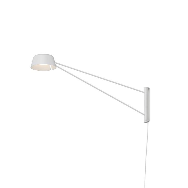 SONNEMAN Ray 1-Light LED Long Warm Gray Aluminum Shade Wall Lamp