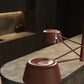 SONNEMAN Ray 3-Light Oxide Red Round Chandelier