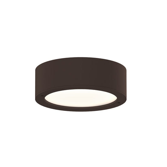 SONNEMAN Reals 1-Light LED Textured Bronze Plate Lens Type Surface Flush Mount Lighting