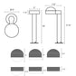 SONNEMAN Reals 16" 1-Light LED Textured Bronze Place Cap and Lens Aluminum With White Polycarbonate Shade Bollard Light