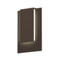 SONNEMAN Reveal 12" 1-Light LED Textured Bronze Aluminum With Optical Acrylic Shade Wall Sconce