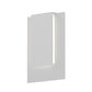 SONNEMAN Reveal 12" 1-Light LED Textured White Aluminum With Optical Acrylic Shade Wall Sconce