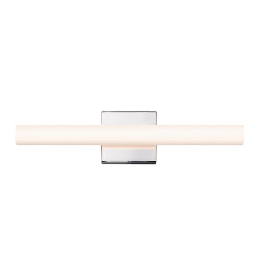 SONNEMAN SQ-Bar 18" LED Polished Chrome Optical Acrylic Shade Vanity Bath Bar Lighting