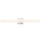 SONNEMAN SQ-Bar 32" LED Polished Chrome Optical Acrylic Shade Vanity Bath Bar Lighting