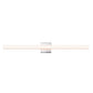 SONNEMAN SQ-Bar 40" LED Polished Chrome Optical Acrylic Shade Vanity Bath Bar Lighting