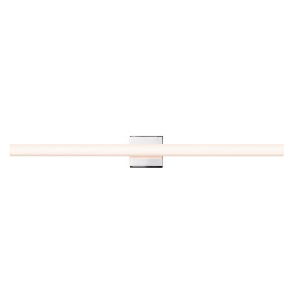 SONNEMAN SQ-Bar 40" LED Polished Chrome Optical Acrylic Shade Vanity Bath Bar Lighting