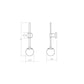 SONNEMAN Sabon 1-Light LED Single Satin Nickel White Cased Glass Shade Wall Sconce
