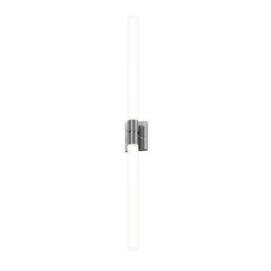 SONNEMAN Scepter 48" 2-Light LED 2700K Polished Chrome Etched Cased Glass Shade Bath Bar Lighting
