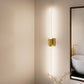 SONNEMAN Scepter 48" 2-Light LED 3000K Satin Brass Etched Cased Glass Shade Bath Bar Lighting