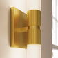 SONNEMAN Scepter 48" 2-Light LED 3000K Satin Brass Etched Cased Glass Shade Bath Bar Lighting