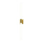 SONNEMAN Scepter 48" 2-Light LED 4000K Satin Brass Etched Cased Glass Shade Bath Bar Lighting