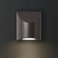 SONNEMAN Shear 1-Light Medium Base Large Textured Bronze Diecast Aluminum Shade Wall Sconce