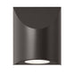 SONNEMAN Shear 1-Light Medium Base Large Textured Bronze Diecast Aluminum Shade Wall Sconce