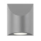 SONNEMAN Shear 1-Light Medium Base Large Textured Gray Diecast Aluminum Shade Wall Sconce
