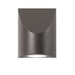 SONNEMAN Shear 1-Light Small Textured Bronze Diecast Aluminum Shade Wall Sconce
