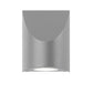 SONNEMAN Shear 1-Light Small Textured Gray Diecast Aluminum Shade Wall Sconce