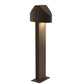 SONNEMAN Shear 22" 2-Light LED Textured Bronze Diecast Aluminum Shade Double Bollard Light