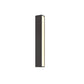 SONNEMAN Sideways 24" Integral LED Textured Bronze Aluminum Acrylic Shade Wall Sconce