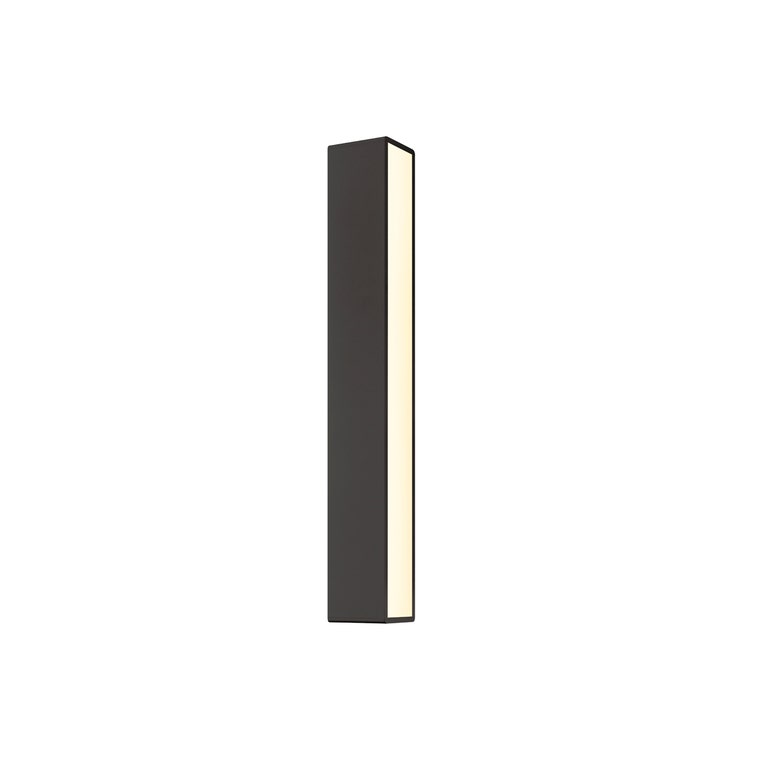 SONNEMAN Sideways 24" Integral LED Textured Bronze Aluminum Acrylic Shade Wall Sconce