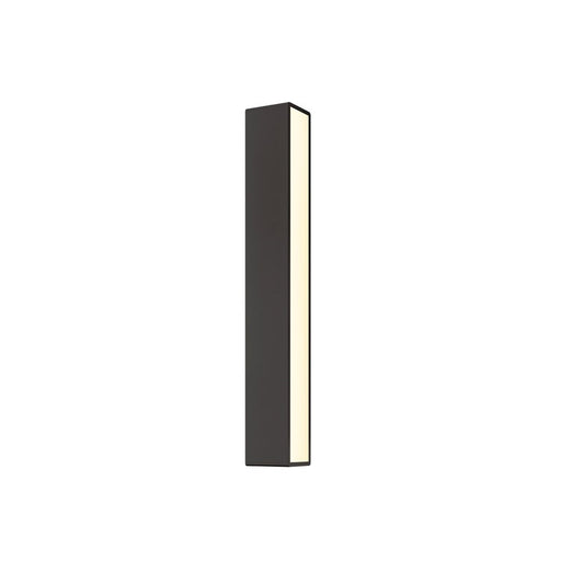 SONNEMAN Sideways 24" Integral LED Textured Bronze Aluminum Acrylic Shade Wall Sconce